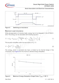 BTS52312GSXUMA1 Datasheet Pagina 12