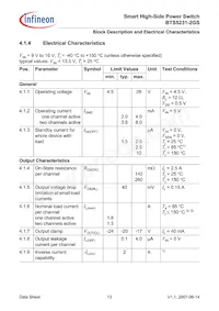 BTS52312GSXUMA1 Datasheet Pagina 13