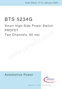 BTS5234GXUMA1 Datasheet Cover