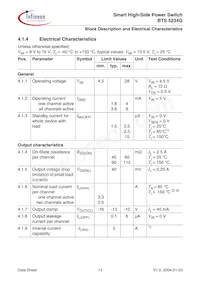 BTS5234GXUMA1 Datasheet Page 13