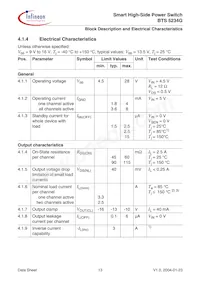 BTS5234GXUMA1 Datasheet Pagina 13