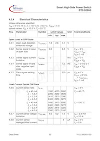 BTS5234GXUMA1 Datasheet Page 22