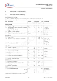 BTS52352GXUMA1 Datasheet Page 8