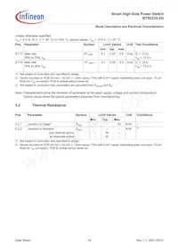 BTS52352GXUMA1 Datasheet Pagina 14