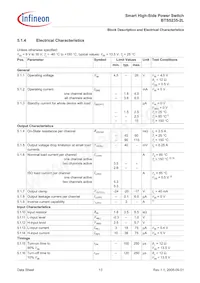 BTS52352LAUMA1數據表 頁面 13