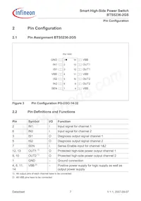 BTS52362GSXUMA1 Datasheet Page 7