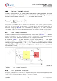 BTS52362GSXUMA1 Datasheet Page 16