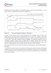 BTS52362GSXUMA1 Datasheet Pagina 20