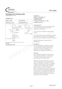 BTS5240LNT Datasheet Page 17