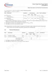 BTS52462LAUMA1 Datasheet Page 14