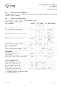 BTS52462LAUMA1 Datasheet Page 17