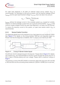 BTS5434GNT Datasheet Pagina 22