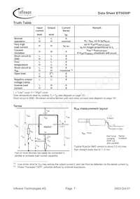 BTS650P E3180A Datasheet Page 7
