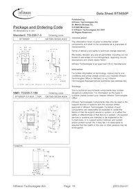 BTS650P E3180A Datasheet Page 16