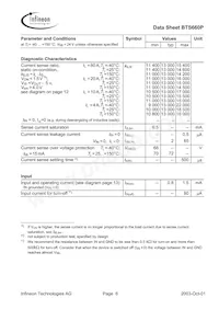 BTS660P E3180A Datasheet Page 6