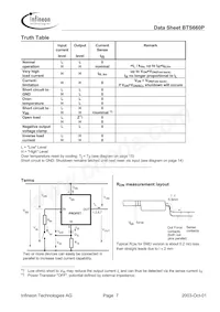 BTS660P E3180A Datasheet Page 7