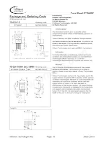 BTS660P E3180A Datasheet Page 16