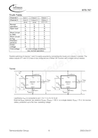 BTS707 Datasheet Page 6