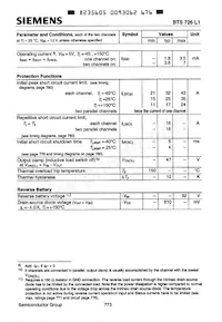 BTS726L1 Datasheet Page 5