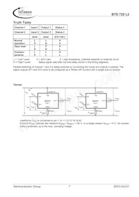 BTS728L2 Datasheet Page 7