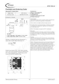 BTS728L2 Datasheet Page 14
