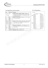 BTS737S3 Datasheet Page 3