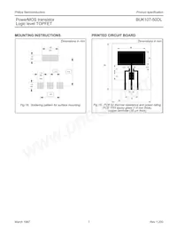 BUK107-50DL Datasheet Page 7