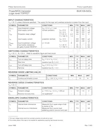 BUK108-50DL Datasheet Page 4