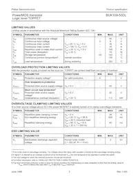 BUK109-50DL Datasheet Page 2