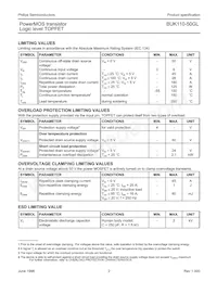 BUK110-50GL Datasheet Page 2