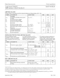 BUK114-50L Datasheet Page 2