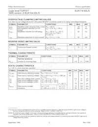 BUK114-50L Datasheet Page 3