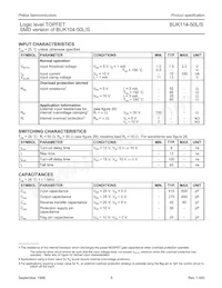 BUK114-50L Datasheet Page 5