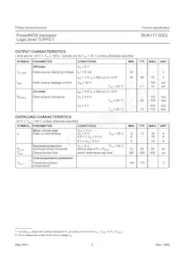 BUK117-50DL Datasheet Pagina 3