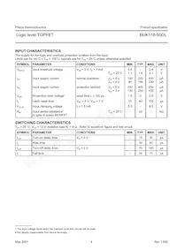 BUK118-50DL Datasheet Page 4
