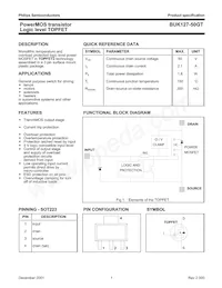 BUK127-50GT Datasheet Cover