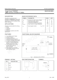 BUK128-50DL Datasheet Cover