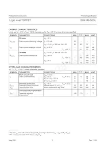 BUK148-50DL Datasheet Page 3