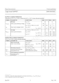 BUK149-50DL Datasheet Page 3