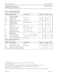 BUK202-50Y Datasheet Page 3