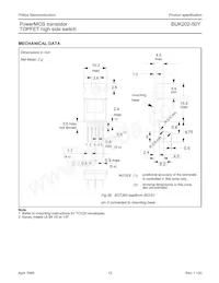 BUK202-50Y Datasheet Page 12