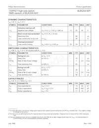 BUK204-50Y Datasheet Page 5