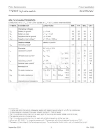 BUK209-50Y Datasheet Page 3