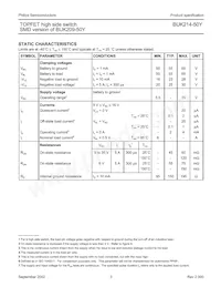 BUK214-50Y Datasheet Page 3