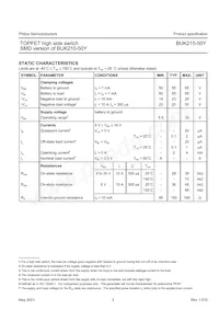 BUK215-50Y Datasheet Page 3