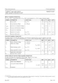 BUK215-50Y Datasheet Page 4