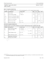 BUK217-50YT Datasheet Page 4