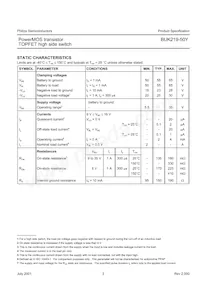 BUK219-50Y Datasheet Page 3
