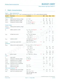 BUK221-50DY Datasheet Page 6