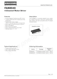 FAN8040G3X Datasheet Cover